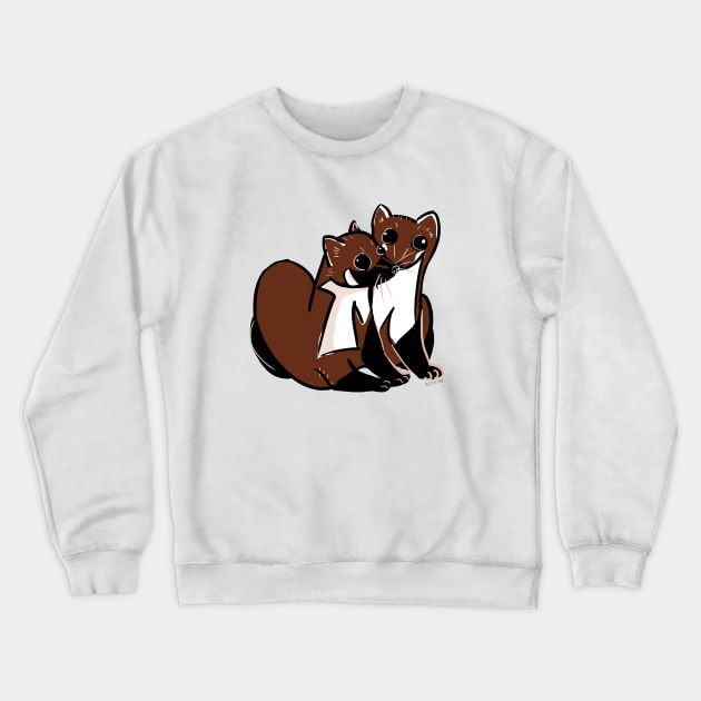 Stone martens in love Crewneck Sweatshirt by belettelepink